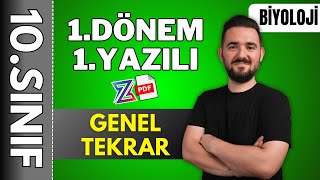 10sınıf biyoloji 1dönem 1yazılı hazırlık 📌GENEL TEKRAR ÖZET KONU ANLATIMI [upl. by Artened213]