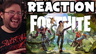 Gors quotFortnite  Wilds Chapter 4 Season 3quot Cinematic Trailer REACTION Baby Optimus [upl. by Ymmij920]