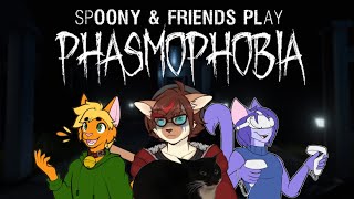 Spoony amp Friends Play Phasmophobiafor CHARITY [upl. by Nolly148]