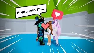 RACING MY GIRLFRIEND IN TOWER OF HELL We KISSED  ROBLOX [upl. by Sparhawk923]