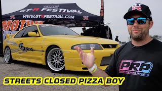 Streets Closed Pizza Boy  Trevs Replica Fast and Furious R33 Skyline GTR [upl. by Gayel553]