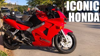 One of the GREATEST Sport Bikes Honda VFR800 [upl. by Eicats789]