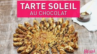 Tarte soleil à la pâte à tartiner  regalfr [upl. by Akoyn]