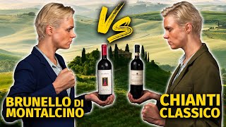 Chianti Classico vs Brunello di Montalcino Comparing amp Tasting [upl. by Anahc]