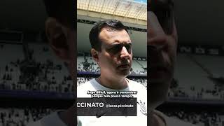 COM A PALAVRA O PROFESSOR LUCAS PICCINATO 🗣️💜⚫⚪ Shorts RespeitaAsMinas AsBrabas VaiCorinthians [upl. by Azirb]