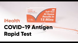 How to use the iHealth COVID19 Antigen Rapid Test [upl. by Mosira]