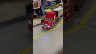 RC tractor trailer trucks  18 wheelers at Cabin Fever [upl. by Anurb341]