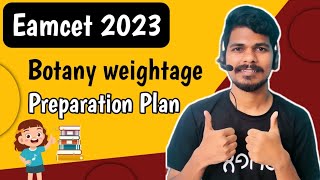 Eamcet 2023 botany weightage for tsap agriculture students  with best preparation [upl. by Sidwohl]