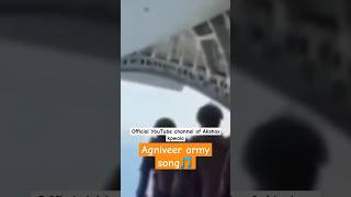 🥺Agniveer army song🎵 akshay kpwala❤ agneepathsongs bhojpuri army akshaymusic indianarmy [upl. by Pestana870]