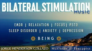 Bilateral Stimulation Music  EMDR  🎧 Listen with headphones  Begin [upl. by Eiluj]