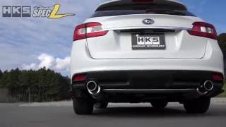 SUBARU LEVORG VMGVM4 HKS HiPower Muffler SpecL [upl. by Natalya]