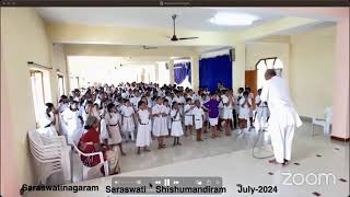 SaraswatiShishuMandir SaraswatiNagaram SamskritaAbhyasahJuly2024 [upl. by Warton]