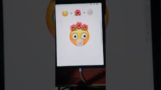 Turning 3 emojis into a fun drawing Watch for more creative emoji art 🎨😄 EmojiArt shorts [upl. by Ainyt549]