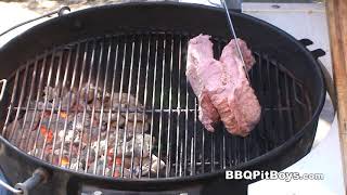 How to BBQ Grill Corned Beef Brisket  Recipe [upl. by Drageruaeb805]