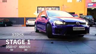 Volkswagen Golf VII R Remap Stage 1 By BRPerformance [upl. by Atteinotna256]