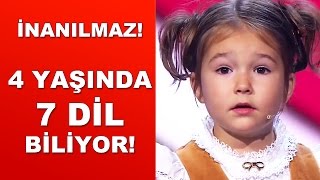 İNANILMAZ  4 YAŞINDA TAM 7 DİL BİLİYOR  BELLA [upl. by Hamehseer]