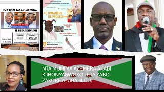 NTA MUHIMA AZEMERA AKABI KIHONYABWOKO LETA ZABO ZAKOREYE ABAHUTU LETA YA CNDD FDD ISABE IKIGONGWE [upl. by Ecirtnahc]