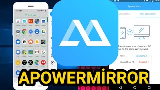 Apowermirror Telefon Ekranını Bilgisayara Yansıtma [upl. by Noelopan937]