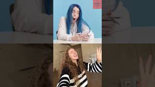 Billie Eilish reaction when he heard voronina valeria singing Arabian Nights arabiannightsreaction [upl. by Gothart]