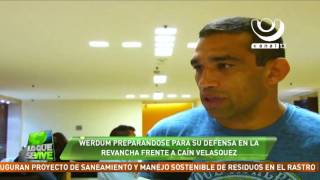 Werdum se prepara para defender su título en la revancha ante Caín Velasquez [upl. by Airotcivairam]