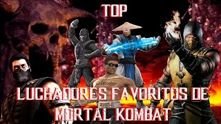 TOP vuestros luchadores favoritos de MORTAL KOMBAT [upl. by Daveta67]