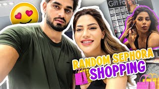 Random sephora shopping 🥰 shopping nikkitamboli arbazpatel makeup nikkians [upl. by Zucker139]