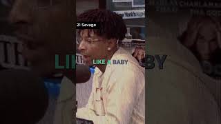 whats better to have love or loyalty 21savage answers shortsvideo shortsfeed hiphopartist [upl. by Amikan]