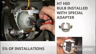 H7 HID Kit Installation Guide Tutorial Installation Video [upl. by Tibbetts]