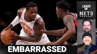 Mikal Bridges career worst shooting performance Nets Blown Out At Home By Knicks [upl. by Marlee]