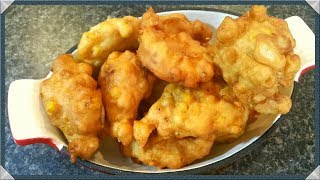 Corn Fritters RecipeHow To Make Corn Fritters [upl. by Rorrys922]