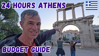 24 Hours in ATHENS On A Budget  Essential Travel Information [upl. by Alit]