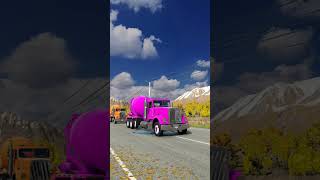 Mix Colour Big Cement Truck vs Bollard Crash shorts beamngdrive trending gaming ytshorts truck [upl. by Attenoj]