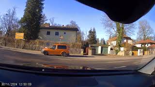 DRIVING IN GERMANY  GAUTING  BAYERN travel traffic roadtrip gauting road bayern [upl. by Crabb13]