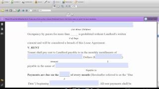 How to Fill in Standard Residential Lease Agreement [upl. by Dranik]