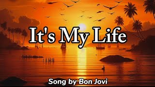 Its My Life Lyrics Video bonjovi itsmylife bonjovi [upl. by Esac48]