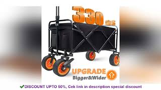 Large Capacity Storage Space Folding Cart Multifunctional Travel Handcart Makes Travel Mor [upl. by Nairehs86]