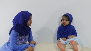 😘🥰Cutie Fatima is reciting Surah AlMasad with Maryam Masud [upl. by Hcone]