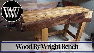 Hand Tool Woodworking Bench 6 I Wood By Wright Roubo English Hybrid Workbench [upl. by Eleahcim]