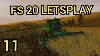 Žatva repky 🔥🔥🔥  FS 20 Lets play 11 [upl. by Ardnohsal]