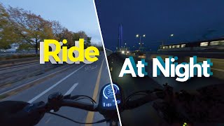 Escooter Night Ride in Montreal [upl. by Alohcin]