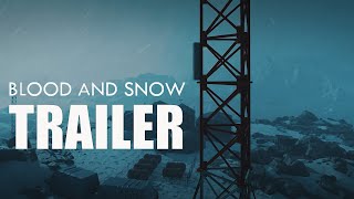 BLOOD AND SNOW Official Trailer 2023 SciFi Horror Movie [upl. by Yrnehnhoj]