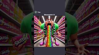 Felonious gru steals Skittles 🌈 ai memes chatgpt shorts [upl. by Aita]