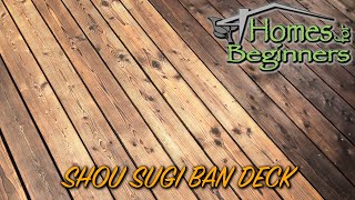 DIY Shou Sugi Ban Wood Burning on Deck Boards  Beginners Guide [upl. by Bicknell]