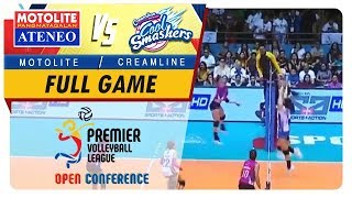 PVL OC 2018 AteneoMotolite vs Creamline  Full Game  2nd Set  October 28 2018 [upl. by Dent167]