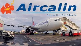 AIRCALIN AIRBUS A330200  TAHITI  NEW CALEDONIA [upl. by Nylemaj]