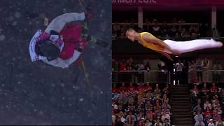 ENG Two different events beyond the season 7 FreestyleSkiing VS Trampoline [upl. by Urdna]