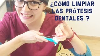 Limpieza de Prótesis dentales Totales Removibles y Aparatos de Ortodoncia [upl. by Nyra]