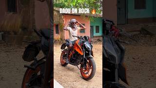 Dadu On Rock😱🔥 Ktm Duke 39T😍 shorts duke ktm reels bikelover attitude trending funnyvideo [upl. by Rhodia597]