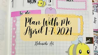 PWM April 17 2024  Hobonichi A6  Sweet Kawaii Design  Busy Bee 🐝 [upl. by Drus920]