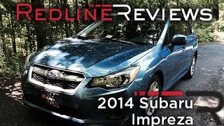 2014 Subaru Impreza Review Walkaround Exhaust amp Test Drive [upl. by Tallia]